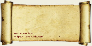 Milena Perunović vizit kartica